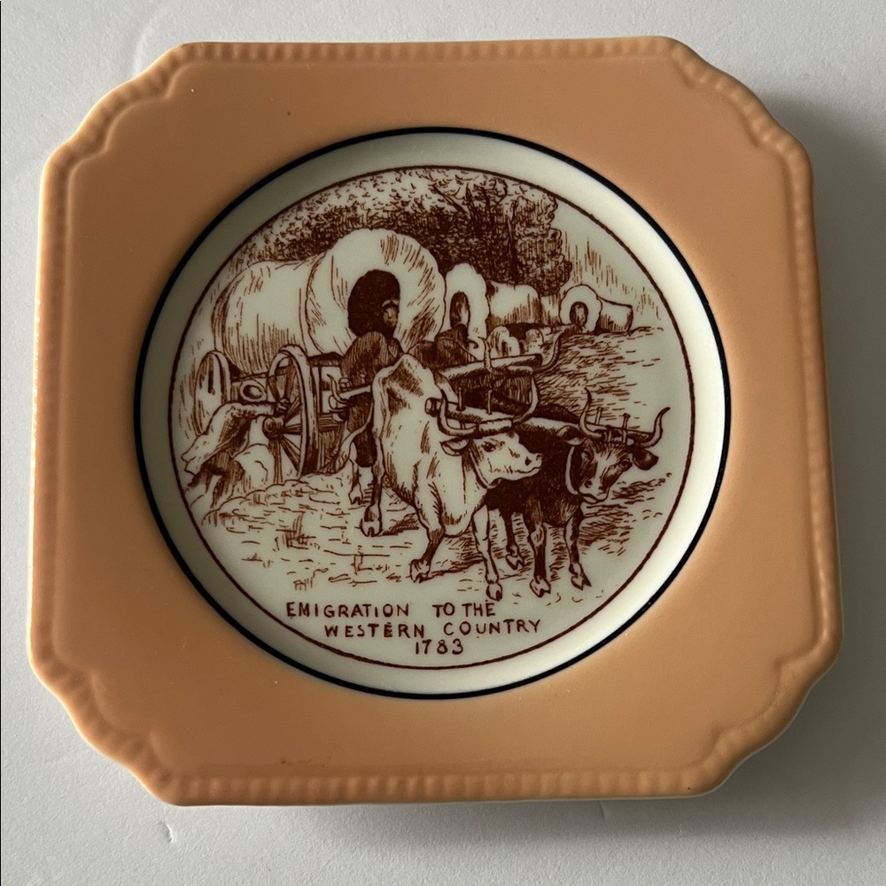 Vintage Emigration to‎ the Western Country Plate 1783